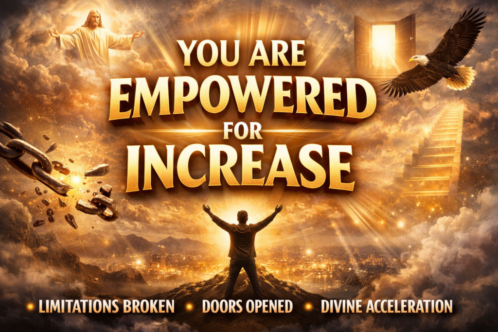SCC Prayer Points: You are Empowered for Increase